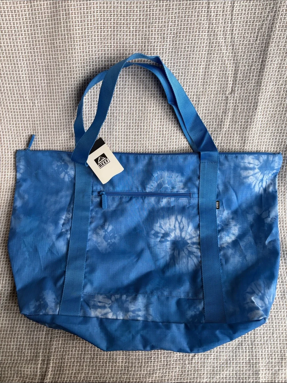 REEF Everyday Tote Bag in Ocean Blue (Bluewater, tie-dye)